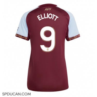 Zenski Nogometni Dres Aston Villa Harvey Elliott #9 Domaci 2025-26 Kratak Rukav Zenski Nogometni Dres Aston Villa Harvey Elliott #9 Domaci 2025-26 Kratak Rukav